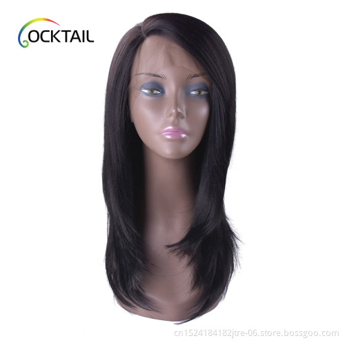 Imported japanese fiber heat resistant synthetic hair lace front wig, tangle free xuchang synthetic lace wig to kenya